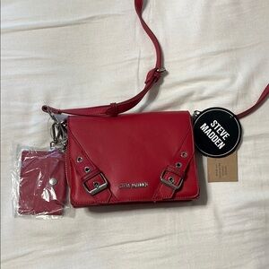 Steve Madden Red Crossbody Bag